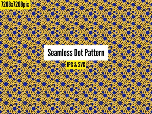 20 Seamless Dot Patterns JPG SVG Bundle