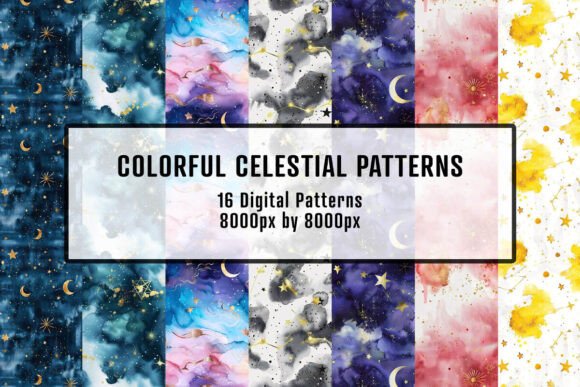 Celestial Patterns with Gold Accents: A Practical Evaluation for Digital and Print Creators