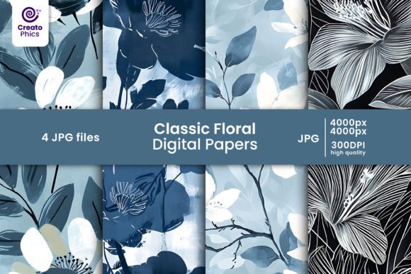 Classic Floral Digital Papers Patterns: A Professional Review