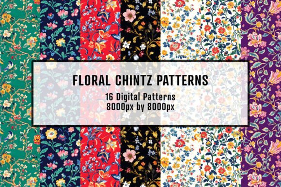 Floral Chintz Seamless Patterns: Elevating Your Digital and Print Projects