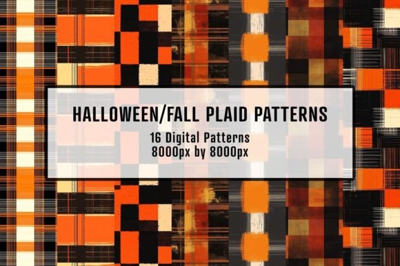 Halloween Plaid - Seamless Patterns for Creators