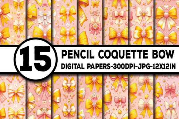Pencil Coquette Bow Patterns Papers: A Strategic Asset for Modern Creative Workflows