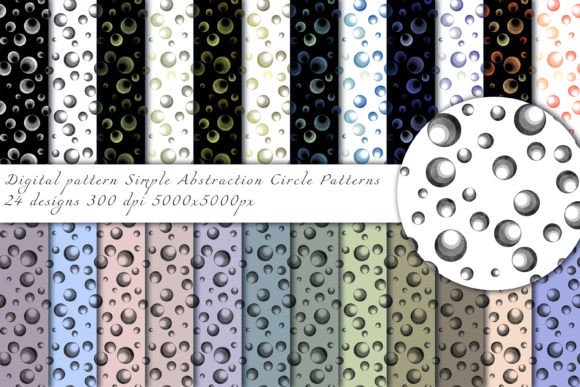 Simple Abstraction Circle Patterns