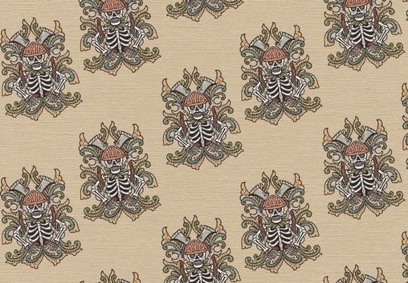 Skeleton X Ornament Patterns: A Guide to Vintage-Style Vector Art for Print and Wear