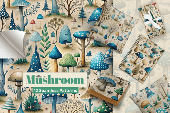 Unlocking Creative Potential with Mushroom Fairyland Seamless Patterns